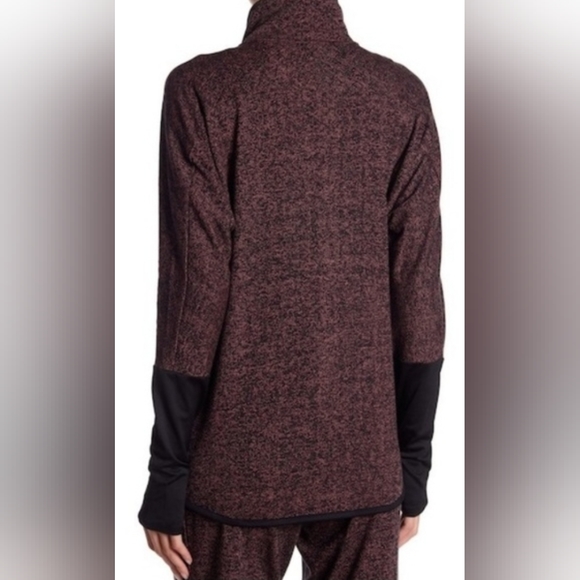 Warrior by Danica Patrick Burgundy Zip UpTop - Picture 2 of 8